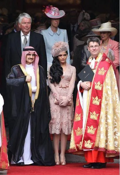 La Princesse Amira Tawil au mariage du Prince William  (Photos)