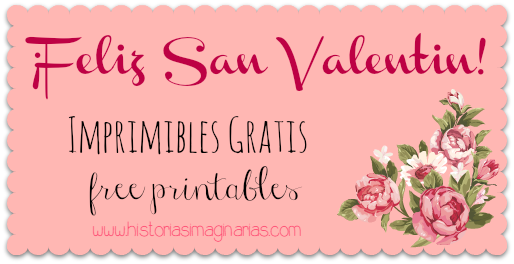 Imprimibles Gratis para San Valentin