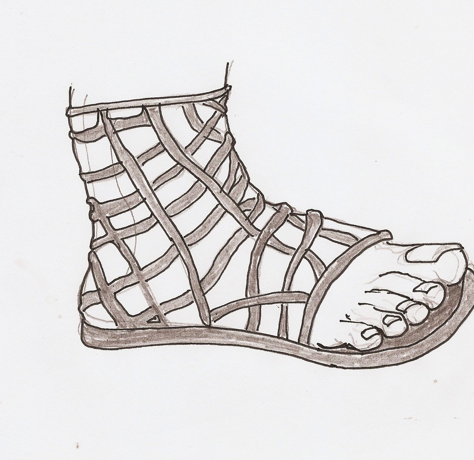 History of Sandals: Shoe styles of Ancient Greece: Assorted