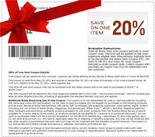 Free Printable Barnes and Noble Coupons