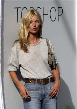 Kate Moss. Kate Moss: Surprised and