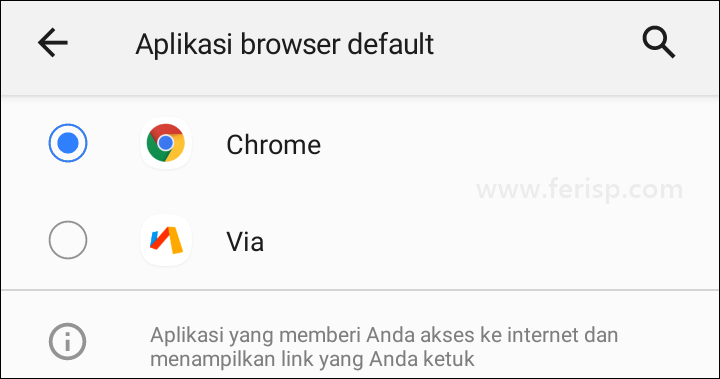 Cara Mengubah Default Browser di HP Samsung