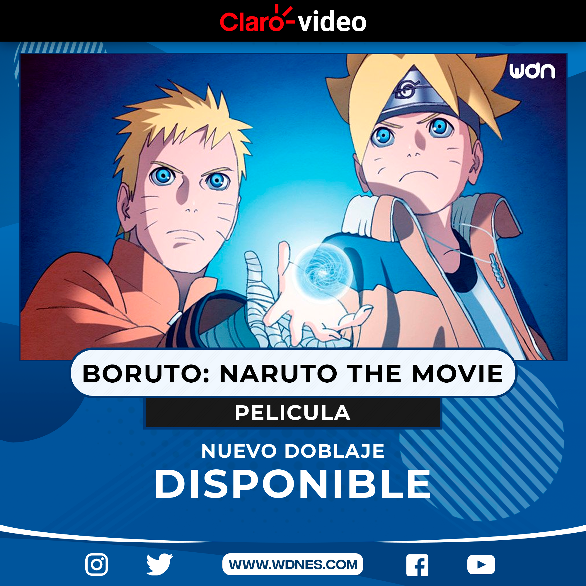 Naruto: Películas llegan con doblaje latino a Claro Video