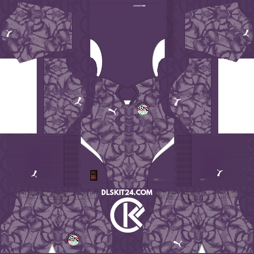 Egypt DLS Kits 2024-2025 Released Puma - DLS Kits 2025 (Goalkeeper Away)