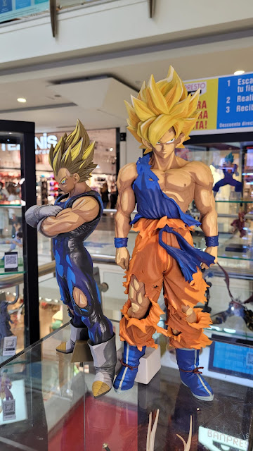 exposición de figuras Banpresto en el C.C. La Vaguada (Madrid)