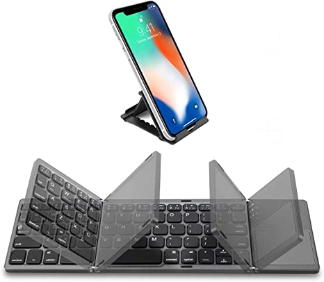 Foldable Bluetooth Keyboard with Touchpad Buy on Amazon & Aliexpress
