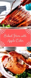 Baked Ham with Apple Cider