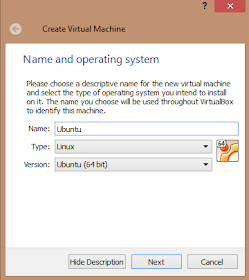 VirtualBox Create Virtual Machine