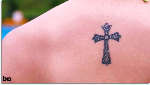 cross tattoo designs, back tattoos ideas