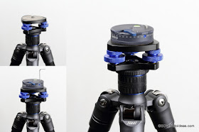 Novoflex Panorama 48 mounted and secured on a leveling base
