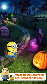 Despicable me apk hallowen running