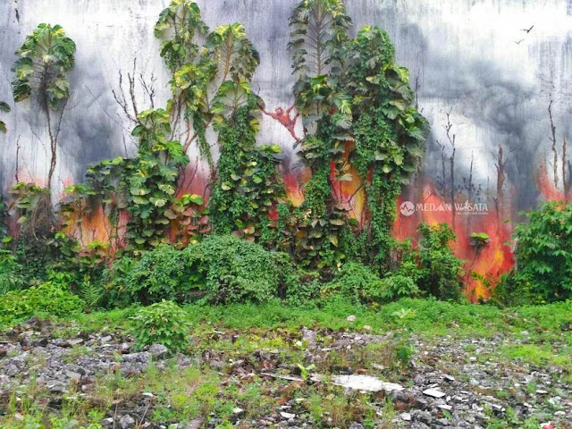 Seni Mural Kota Medan Bertema Lingkungan