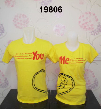  Kaos  Couple  You Me New Toko Online Oqie Aiiu