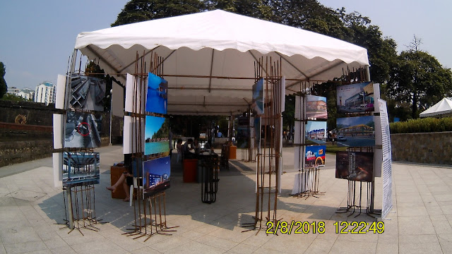 An architectural design booth