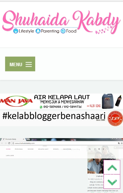 Blog Kak Sue Yang Baru