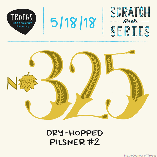 Troegs Releases Scratch No 326 Blood Orange & Cranberry Gose / No 325 Dry-Hopped Pilsner # 2