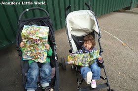 Toddler and Baby at Alton Towers