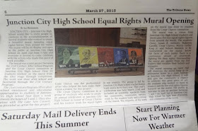 Junction City High School, Junction City High Mural, Cesar Chavez Mural