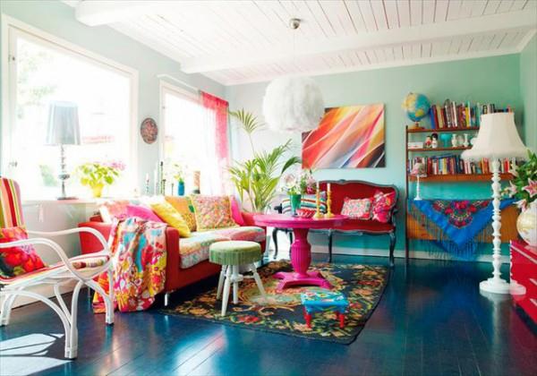 Colorful Living Room Ideas Featuring Vibrant Aesthetics