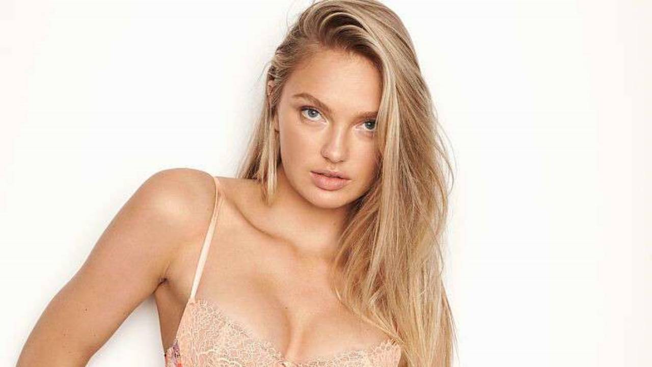 Romee Strijd sexy lingerie model photo shoot