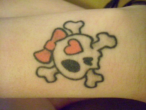 d~art TATTO: new tattoo me now tattoos girly skull and ...