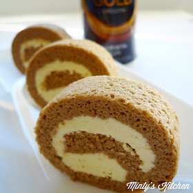 coffee swiss roll