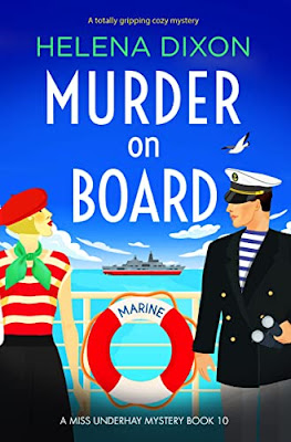 book cover of cozy mystery Murder on Board by Helena Dixon