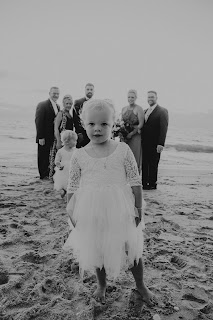 Unique family photo at a Captiva Island wedding.