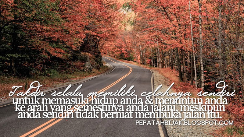 Kata Kata Inspiratif #13 - Takdir - Pepatah Bijak - Kata 