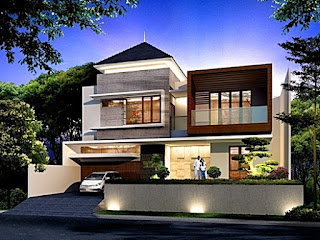 gambar desain rumah minimalis 2 lantai contoh 4 - rumah interior lampung