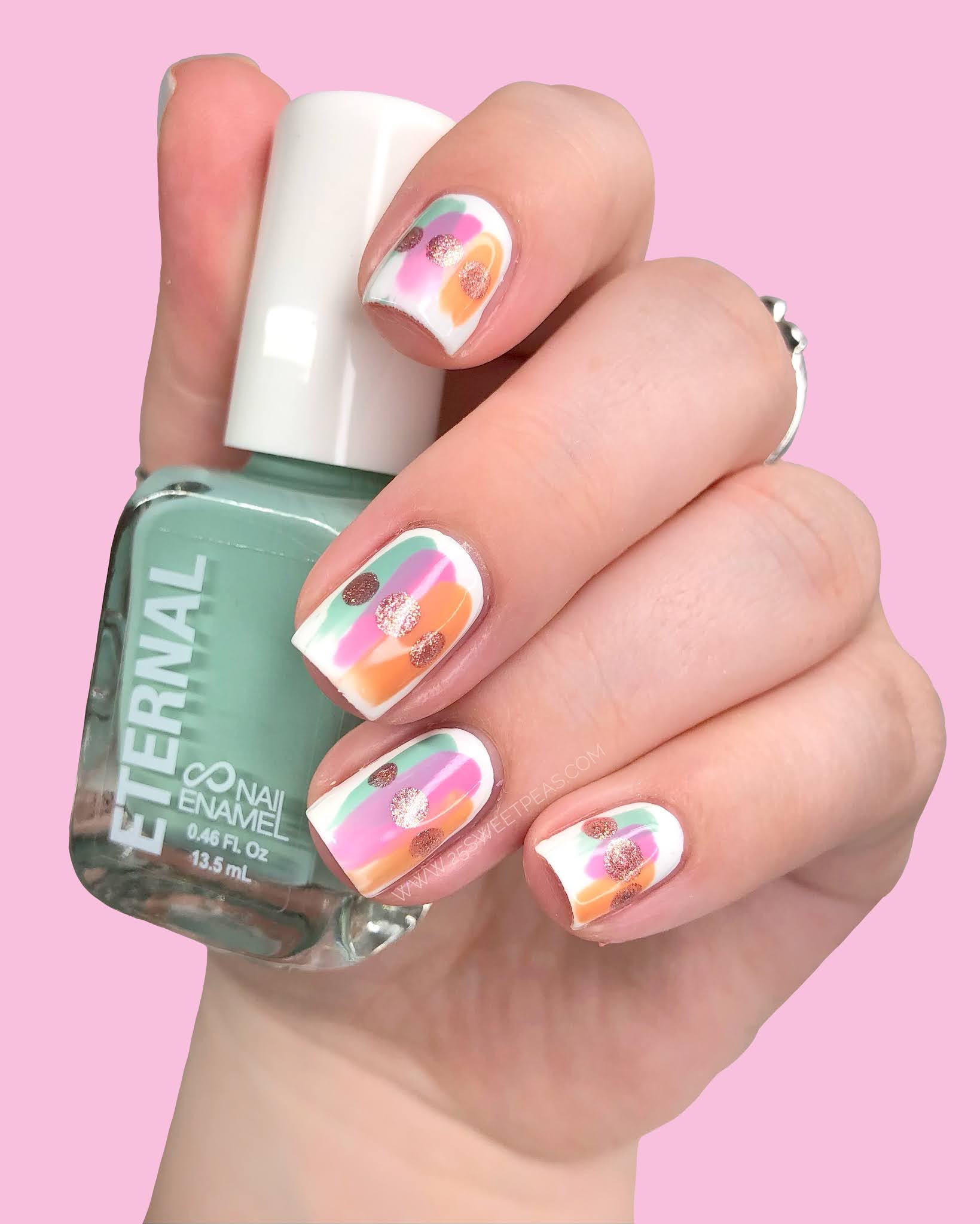 Easy Abstract Nail Art