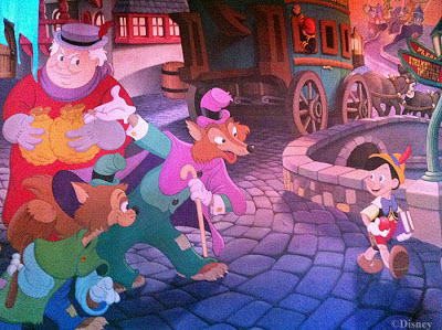 Pinocchio's Daring Journey dark ride Disneyland Fantasyland