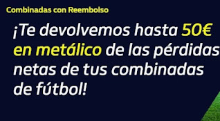 william hill Reembolso de hasta 50€ en metálico 10-1-2021