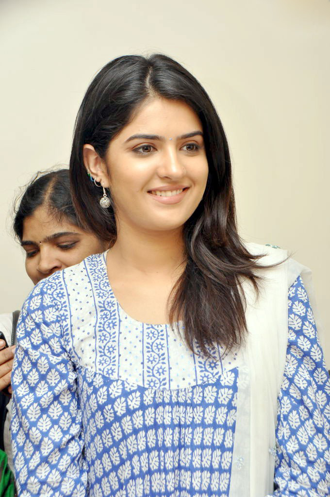 Deeksha Seth Homely in Mild Churidar Cute Photos