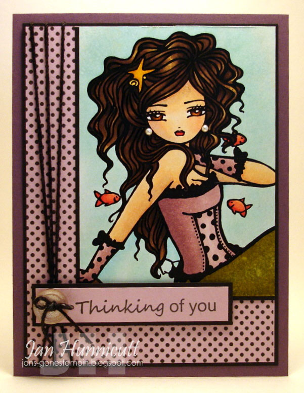 she's Adrianna by Hannah Lynn she comes as a rubber stamp from Crafts