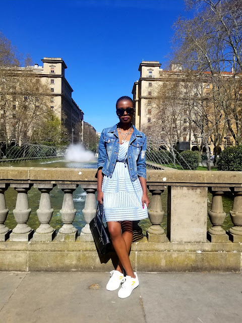 My First Time In Spain, Pamplona:  Skater Dress Outfit