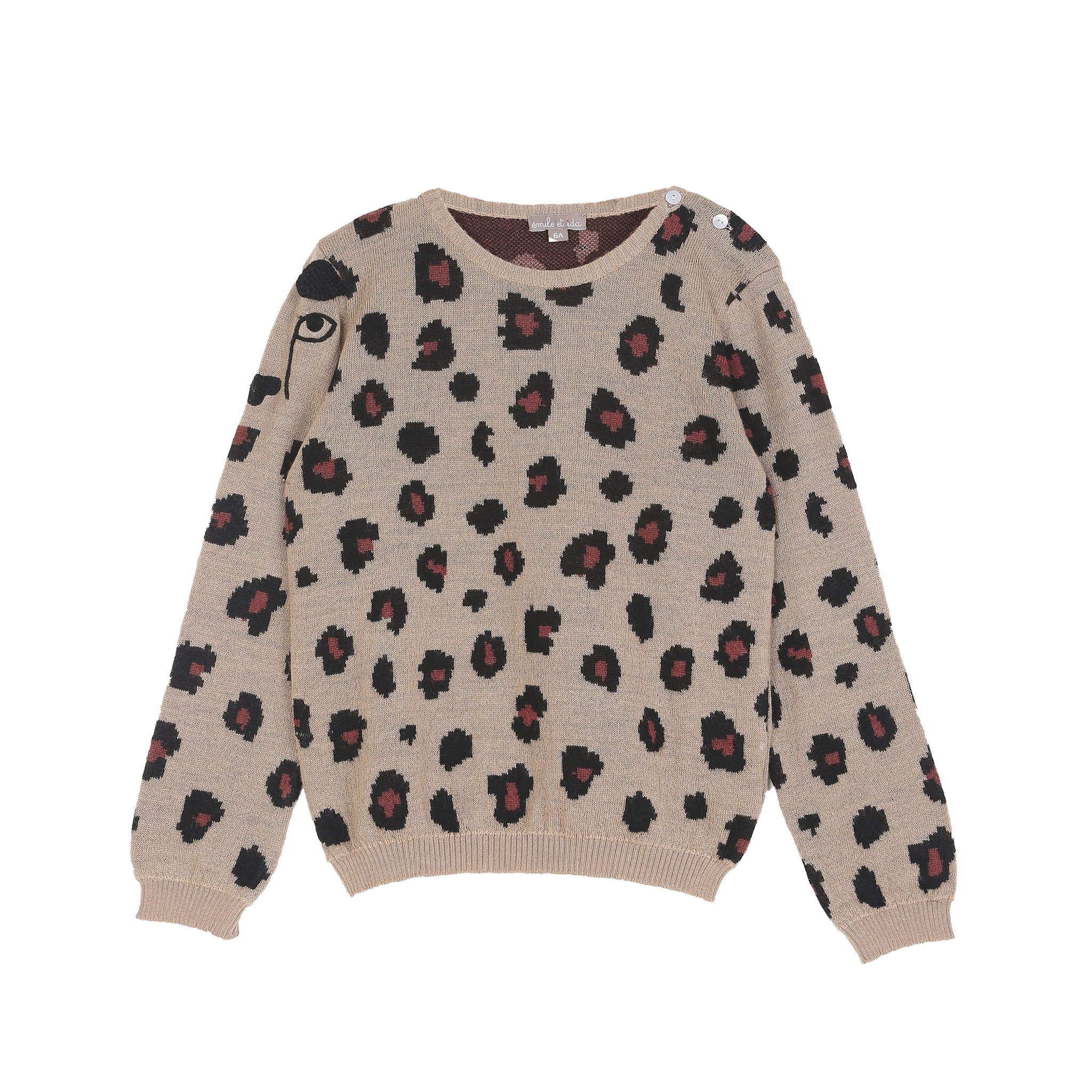 Leopard Wool Sweater from Emile et Ida