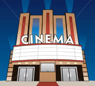 movie theater cartoon