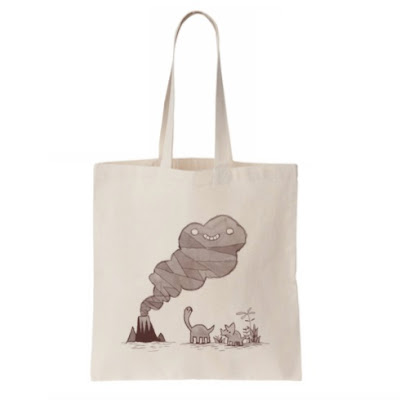 San Diego Comic-Con 2018 Exclusive Volcano Cloud Tote Bag by Scott C.