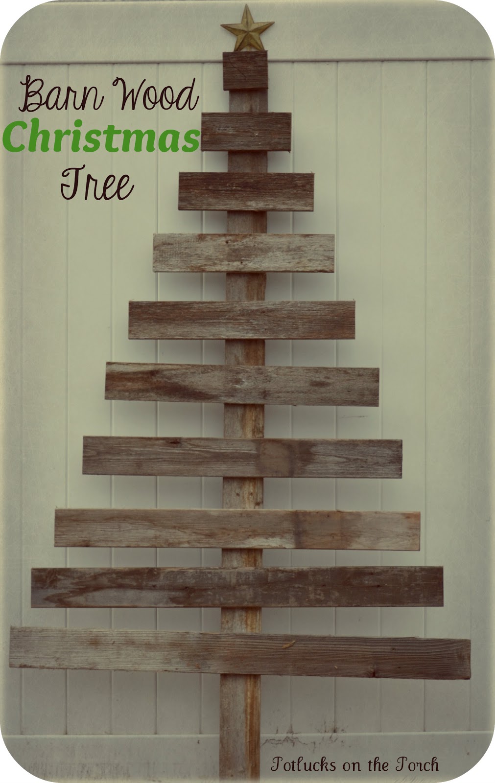 Barn Wood Christmas Tree