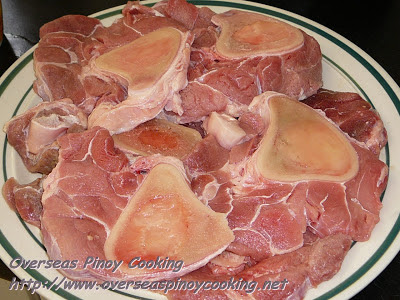 Beef Bulalo Slices