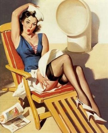 I love vintage and I always find ideas from seeing old pictures of pin up 