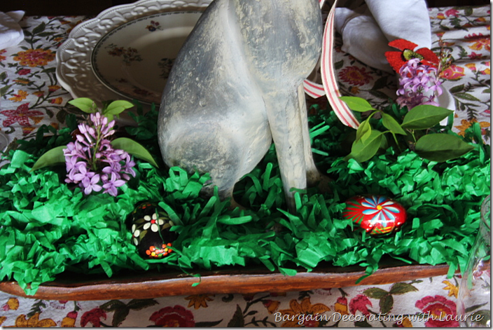 Easter Eggs in Centerpiece