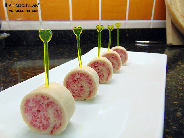 Canapés variados fríos