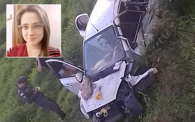Enfermeira morre após carro cair em barranco na BR-383, entre Itajubá e Piranguçu, MG