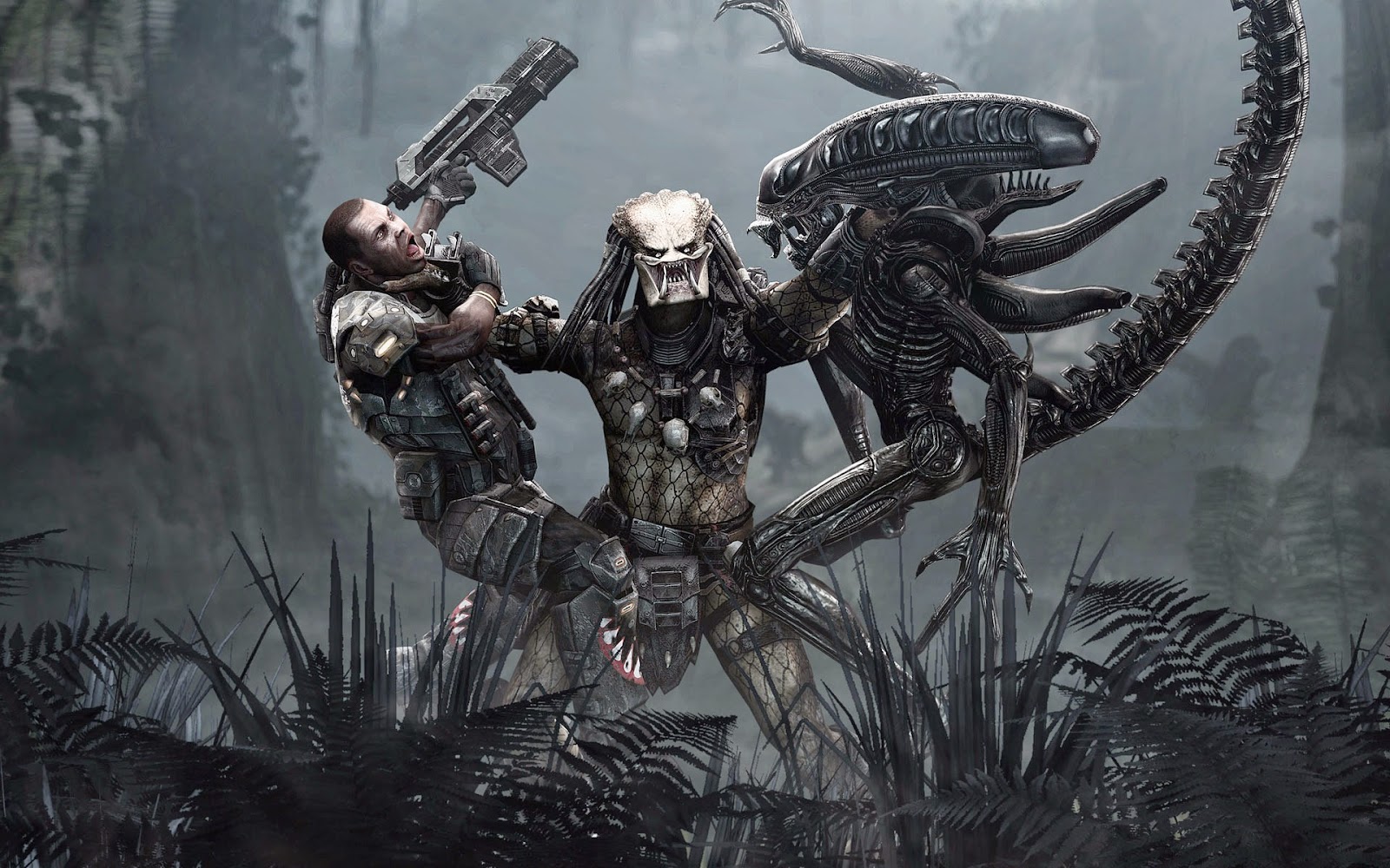 alien vs predator 3 hd wallpaper 1080wallpaperhd.com}