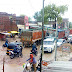 रामपुर बाजार की क्षतिग्रस्त सड़क के कारण लग रहा हैं भीसड़ जाम