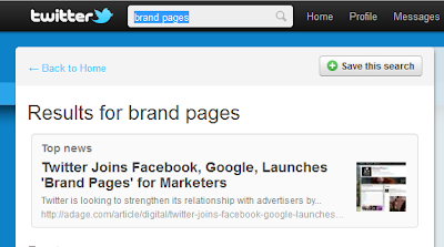 Twitter Launches Brand Pages for major Brands 