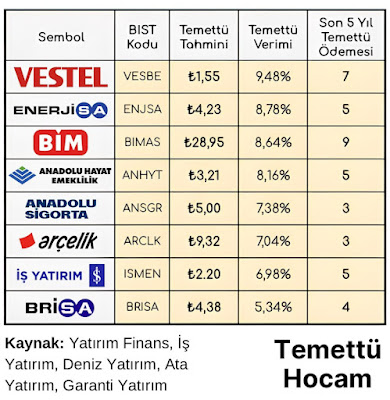 Temettü Hisseleri