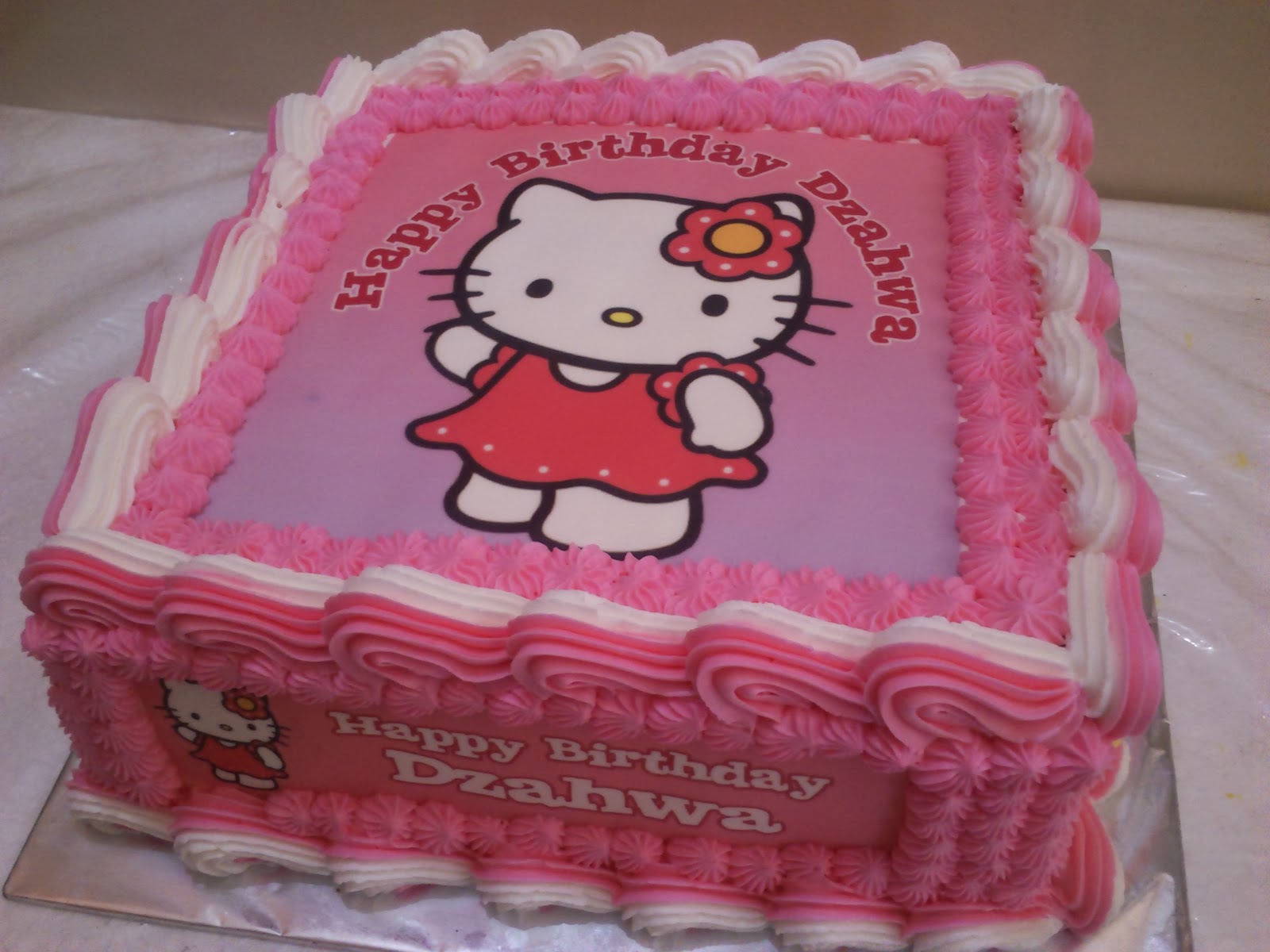 Kue Ulang Tahun Anak Gambar Hello Kitty